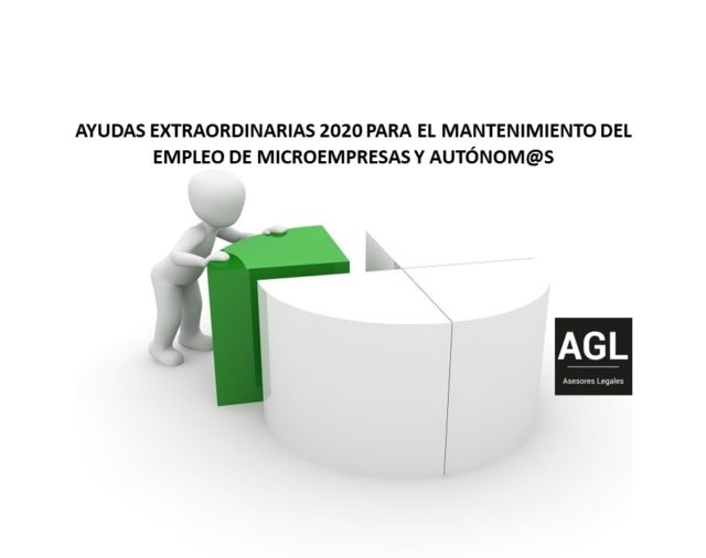 AYUDAS EXTRAORDINARIAS 2020 PARA EL MANTENIMIENTO DEL EMPLEO DE MICROEMPRESAS Y AUTÓNOM@S